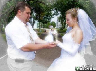 Overly-Creative Wedding Photo